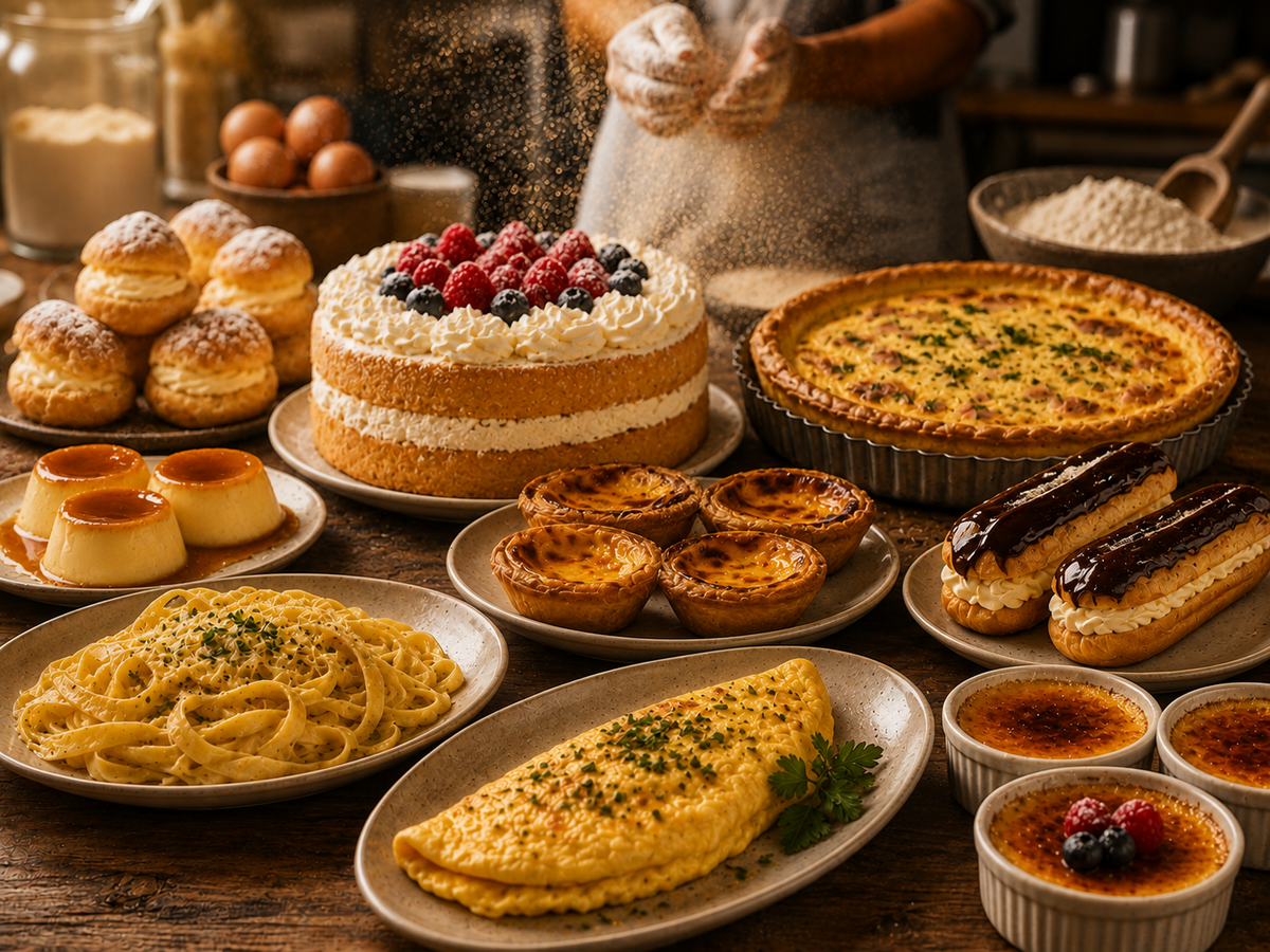 Aplicaciones de EGGKIN® en panadería, repostería y cocina profesional